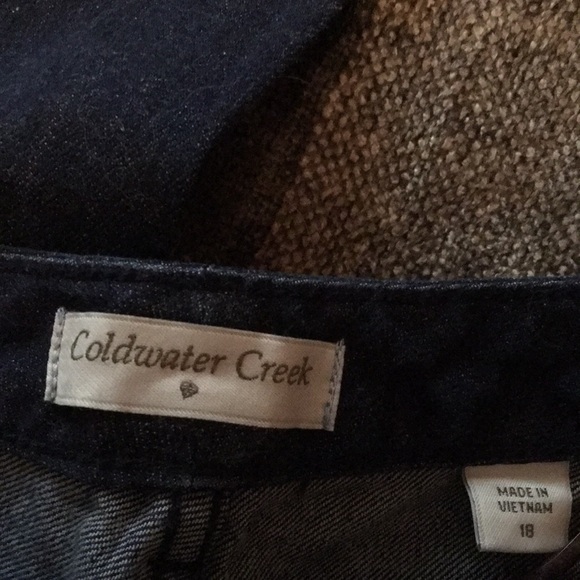 Women’s Coldwater Creek Bookcut Blue Jeans Size 18 - Picture 3 of 7